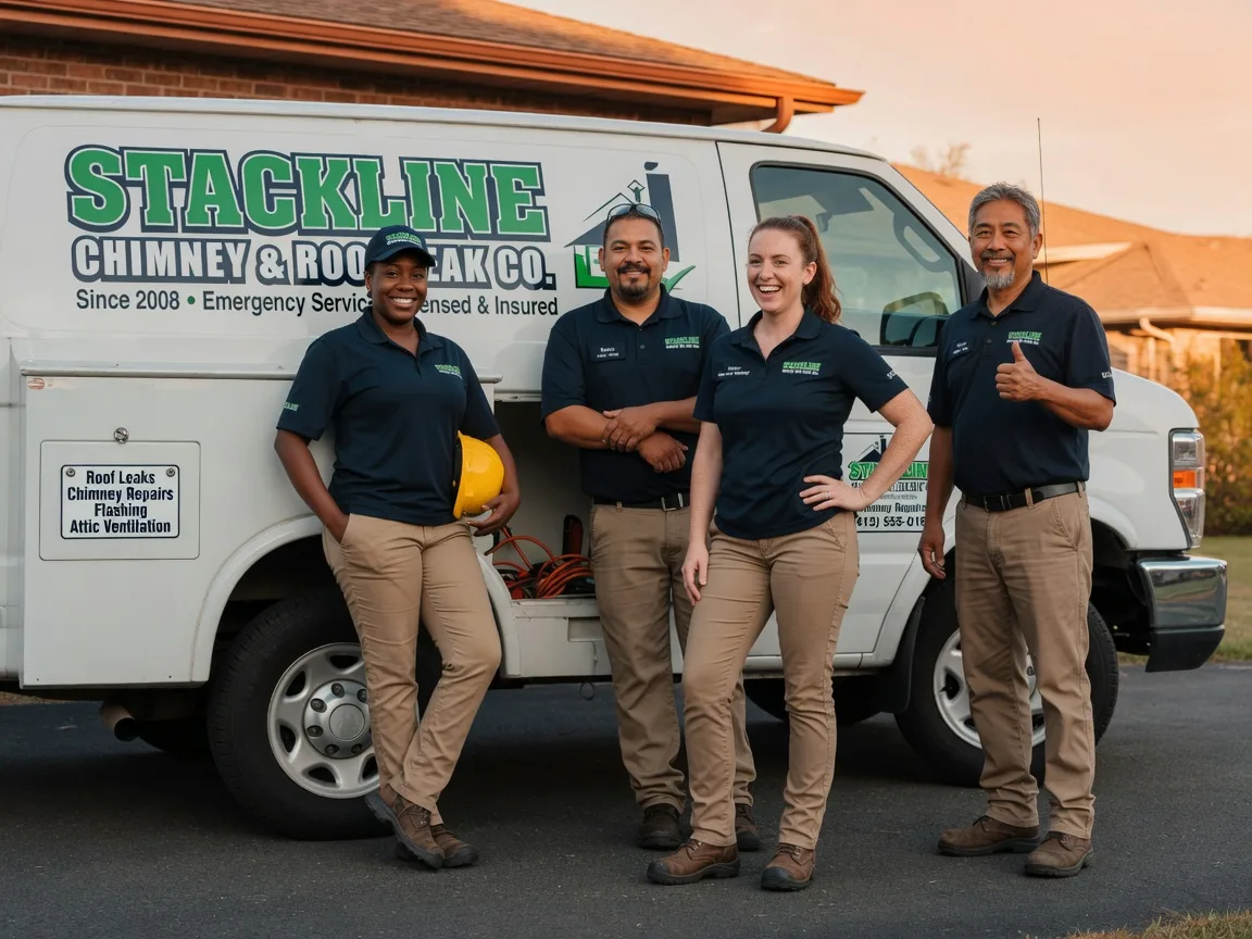 Chimney flashing repair company in Faber, VA